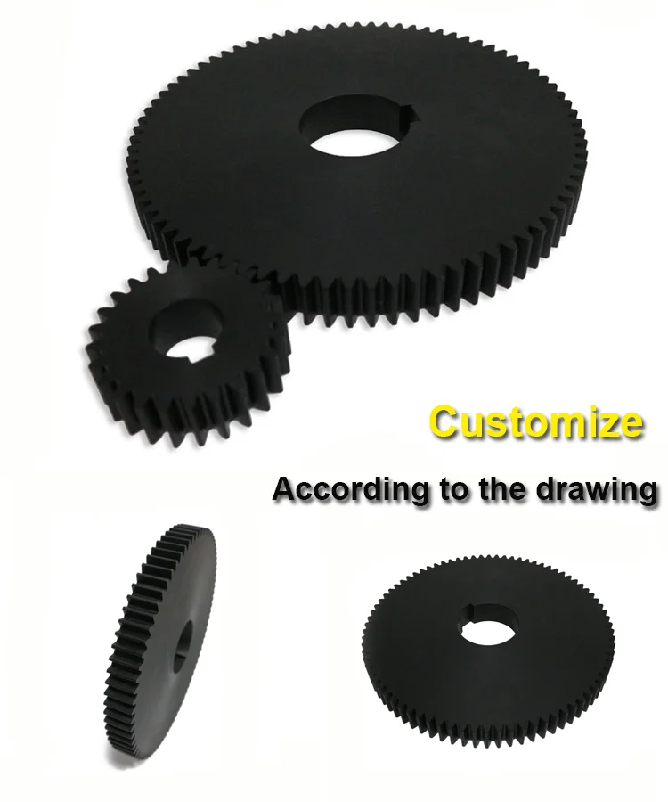 Custom Reducer Toothed mc pom nylon gears