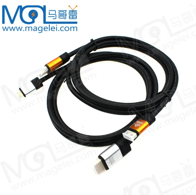 1.5M Mini HDMI to HDMI kabel Cable for 4K 3D 19+1 AWG Pure Copper Cord - ANKUX.COM