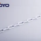 high quality electric galvanized ISO9001DIN763 8mm 10mm welded steel long chain links