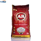 Factory directly OEM laminated material polypropylene plastic sack basmati rice packing 25 kg 50 kg bag