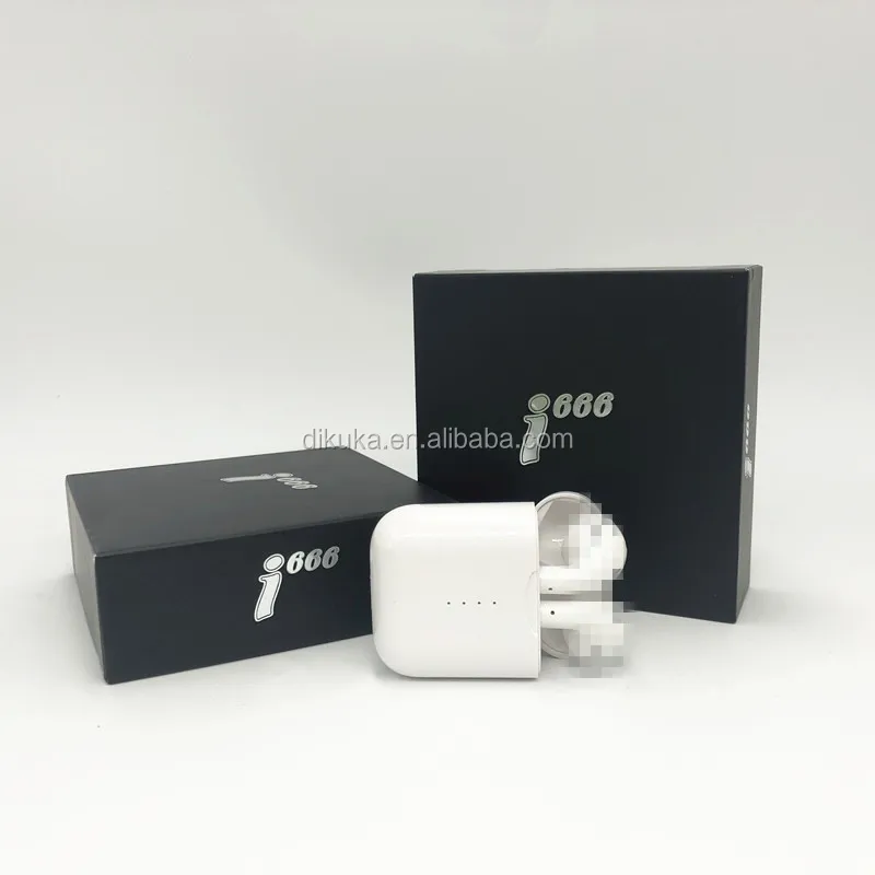 2019 new arrivals electronic i666 tws 5.0 wireless stereo earphone earbuds headset - ANKUX.COM