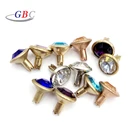 Hot sale metal rhinestone button rivet for leather garment shoe and bag