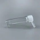 60ML Pet Plastic Trapezoid Bottles For Lotion Clear Shampoo Hair Conditioner Bottle