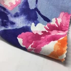 floral printed cotton knit fabric single jersey 100% cotton