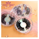 Packing 3d Bottom Eyelashes Box Packing Custom Private Label 3D Mink Eyelashes 25 Mm Wispy Mink Eyelashes