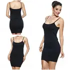 Women's Spaghetti Straps Straight Dress Long Cami Full Slip Dress