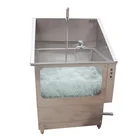 vet equipment pet stainless steel pet spa bathtubs supplies dog grooming tub from China