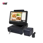 System BVS Dual Screen Touch Epos Register Machine OEM China Restaurant I7 All In 1 Retail Cash Register POS System