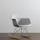 hotsell cheap Armest rocking leisure plastic chair for living room