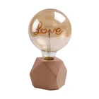 New Design New Technology 1800-2700K 2W LOVE G125 E26 E27 LED Flexible Filament Bulbs for Home