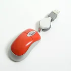 Cheap price mini retractable usb cable optical mini mouse