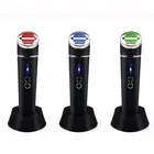 Portable led face anti-aging facial beauty care massager infrared red blue green light device