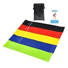 5pcs Training Fitness Gum Exercise Gym Strength Resistance Bands Pilates Sport Rubber Fitness Bands Workout Equipment