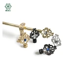 Curtain Acrylic Factory Price Best Quality Chrome Brass Finials Curtain Pole Acrylic Diamond Curtain Rod