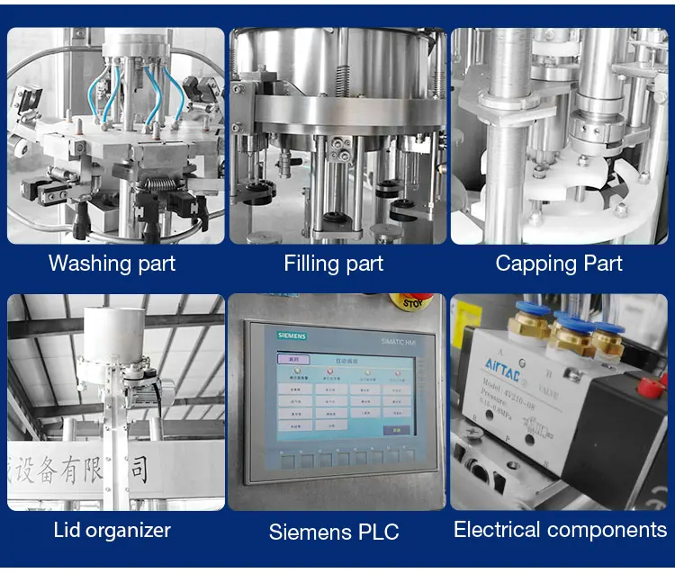 Fully automatic craft beer bottling plant