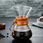 6 CUP glass coffee filter pour over coffee maker