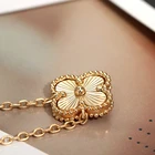 Jewelry Chain Wholesale New Style With Zircon Necklace Jewelry Gold Plate Female Chain Pendant Necklace