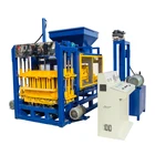 QT4-16 china fully automatic hydraulic concrete cement hollow interlocking paver brick block making machine for sale