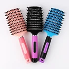 new design Large retail foldable flexible Plastic Comb set Nylon massaging hair Brush for travel
