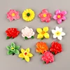 different design ornament accessories flat back colored resin flower cabochon