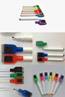 Wholesale High Quality Dry Erase Multi Colors Whiteboard Marker Pens With Erasing Brush
