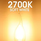 New 550 Lumens 5W 40W Equivalent 12 Pack Light Bulbs 2700K CRI 90 E12 Led Bulb