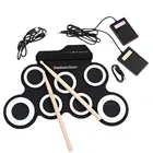Electrical Drum Electrical Music Toy Roll Up Drum Set For Kids