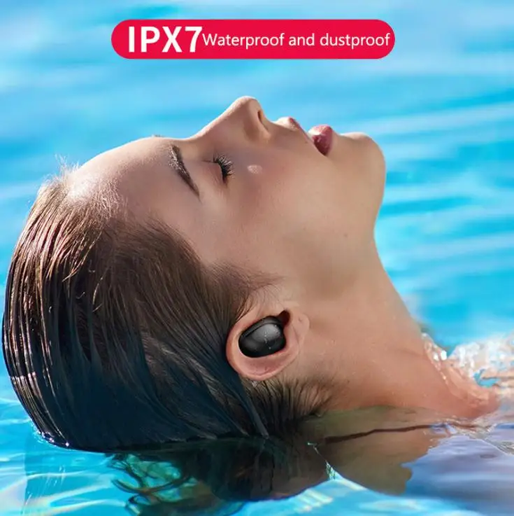 private label wireless earbuds 2200mAh Battery ear pods earbuds Power Bank Charging Cellphone tws earbud 2020 - ANKUX.COM