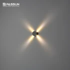 60W Son Incandescent Wall Light 6W Aluminium Square Led Lamp Shin Line Lighting Hotel Headboard Lamps Oryx Head