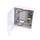 12V 5A Plastic access control power supply battery backup 17AH capacity for access control and CCTV SPY