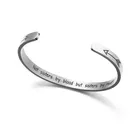 2020 best sister atmosphere Stainless Steel Cuff Bracelet Custom Logo Bracelet