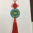 Animal Pendant Customized Hanging Animal Motif Hanging Embroidered Ribbon Pendant