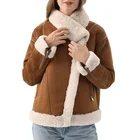 Coats Leather Plus Size Jackets Lades Winter Warm Fux Fur Coats Luxury Faux Rabbit Fur Jacket Casual Leather Coats