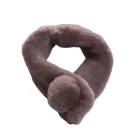 New Customer Design Fashion Women's Warm Faux Fur Shawl Wraps Rabbit Neck Scarf