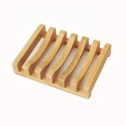 Fashion Bamboo Soap Dish Shower Case Holder Container Storage Box For Bathroom Home Outdoor Hiking Camping Use