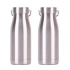 350ml 500ml Plastic-Free Stainless Steel Milk Bottle Milk Jug Portable Leak Proof Sports Vacuum Water Bottle for Hiiking