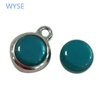 Alloy metal label with Resin ball for perfume accessories/clothing