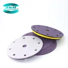 Abrasive Aluminium Oxide PET Film Sanding Disc for Automotive Paint