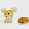 Handmade cute mouse miniature figurines murano glass animals