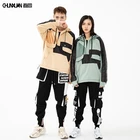 100% Cotton Wholesale Mens Street Style Hoodies Fashionable Color Block Casual Couple Fleece Hoodies