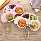 Car Shape Silicone Children Dishes Dining Divided Baby Toddler Feeding Tray Plate Food Storage