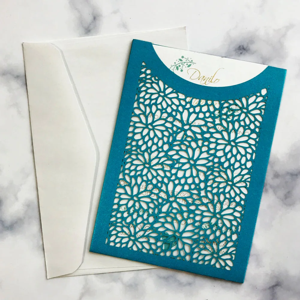 elegant wedding invitation card garden theme birthday party