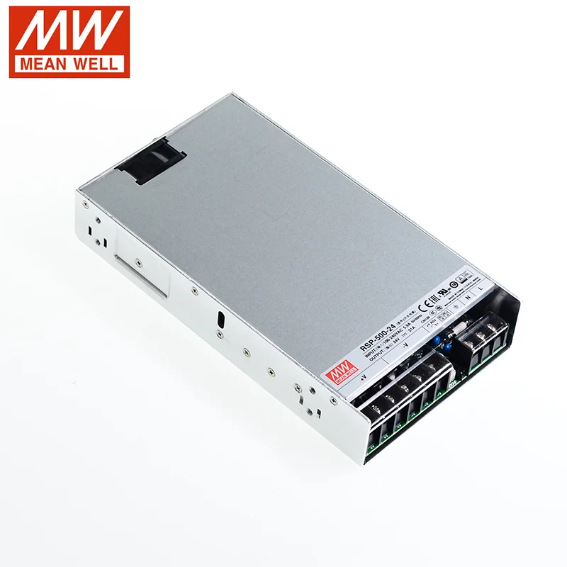 RSP-500-24 Meanwell Switching Power Supply 110V/220V AC to 24V DC 21A 504W Active PFC High Efficiency Full Protection CE