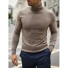 Fashion turtleneck warm sweater for men knit sweater men
