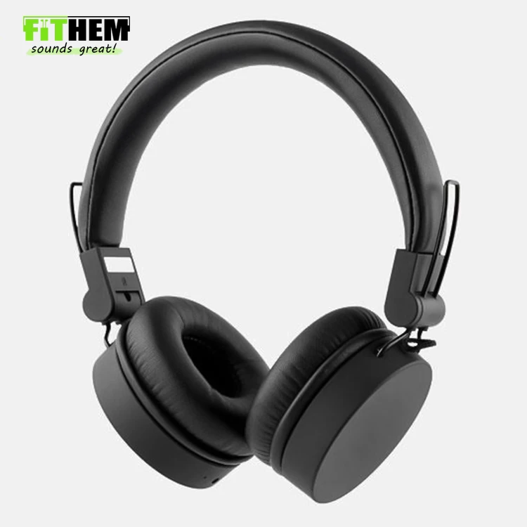 FITHEM KS916 Best Wireless Quality Big Black Bluetooth Beautiful Earphone For Girls - ANKUX.COM