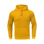 Fleece Sweatshirt Men Long Sleeve Pullover Hooded