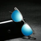Alloy Sunglasses Women Oval Sunglasses Polarized Men Driving Sun Glasses UV400 Protection