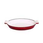 enamel cast iron cookware set with wok casserole grill