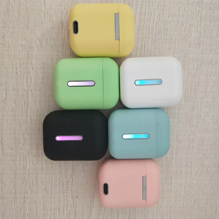 2020 New Arrival Macaron Q8L TWS Headphones Bluetooth 5.0 Music Earphone Wireless Earbuds Ready to Ship Colorful LED Light - ANKUX.COM
