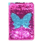 Butterfly Fancy Sequin School Supplies Hardcover notebooks